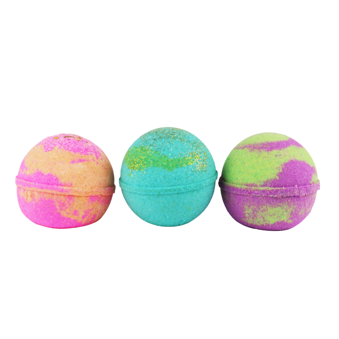 Colourful Scented Bath Bombs